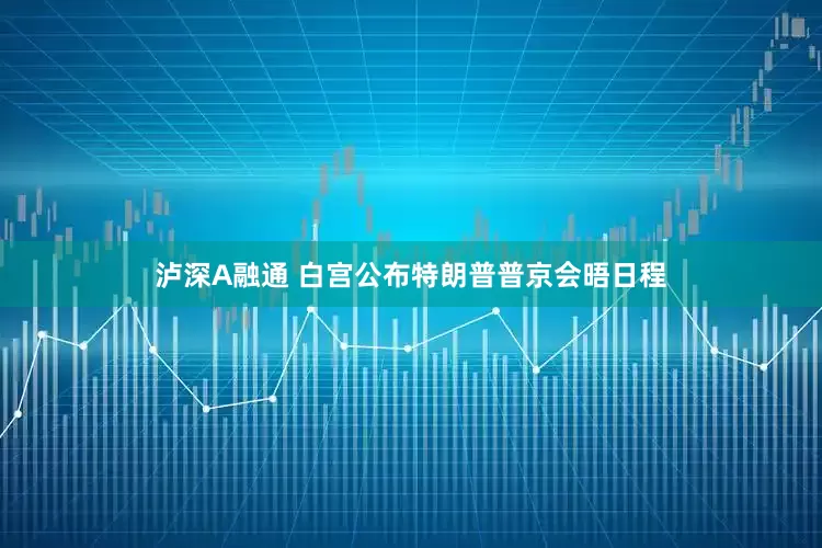 泸深A融通 白宫公布特朗普普京会晤日程